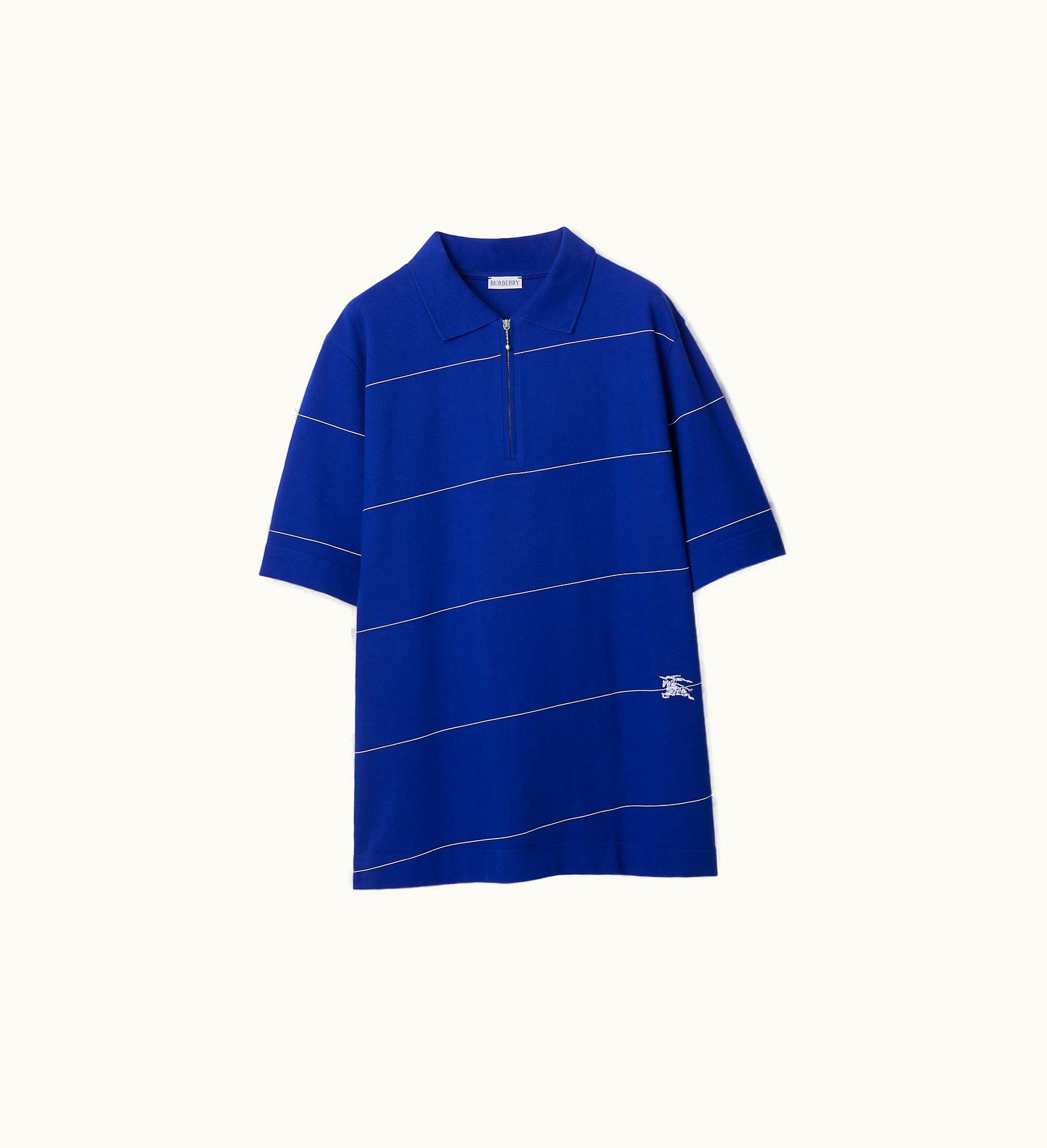 Burberry Burberry Striped Cotton Polo Shirt In Knight - Men