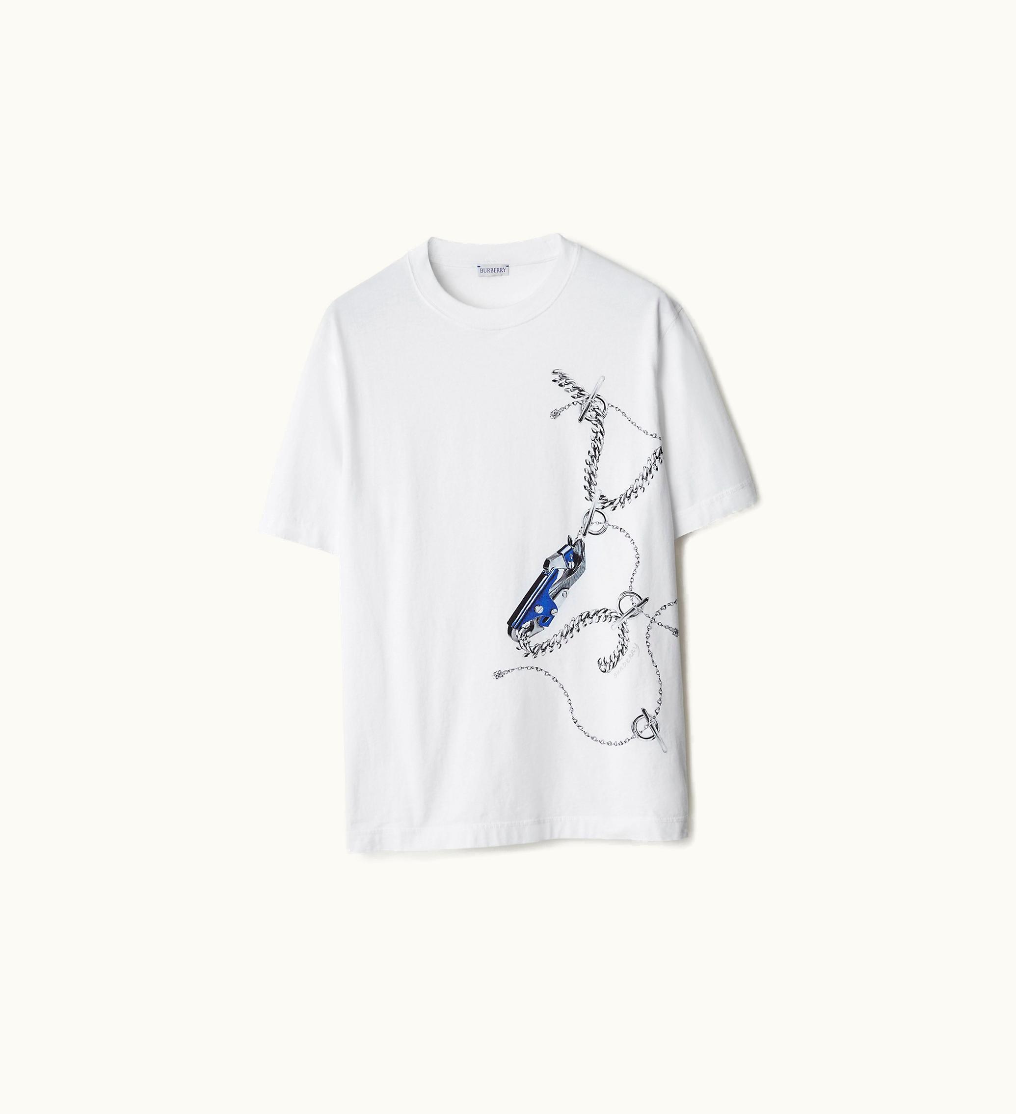 Burberry Burberry Knight Hardware Cotton T-shirt
