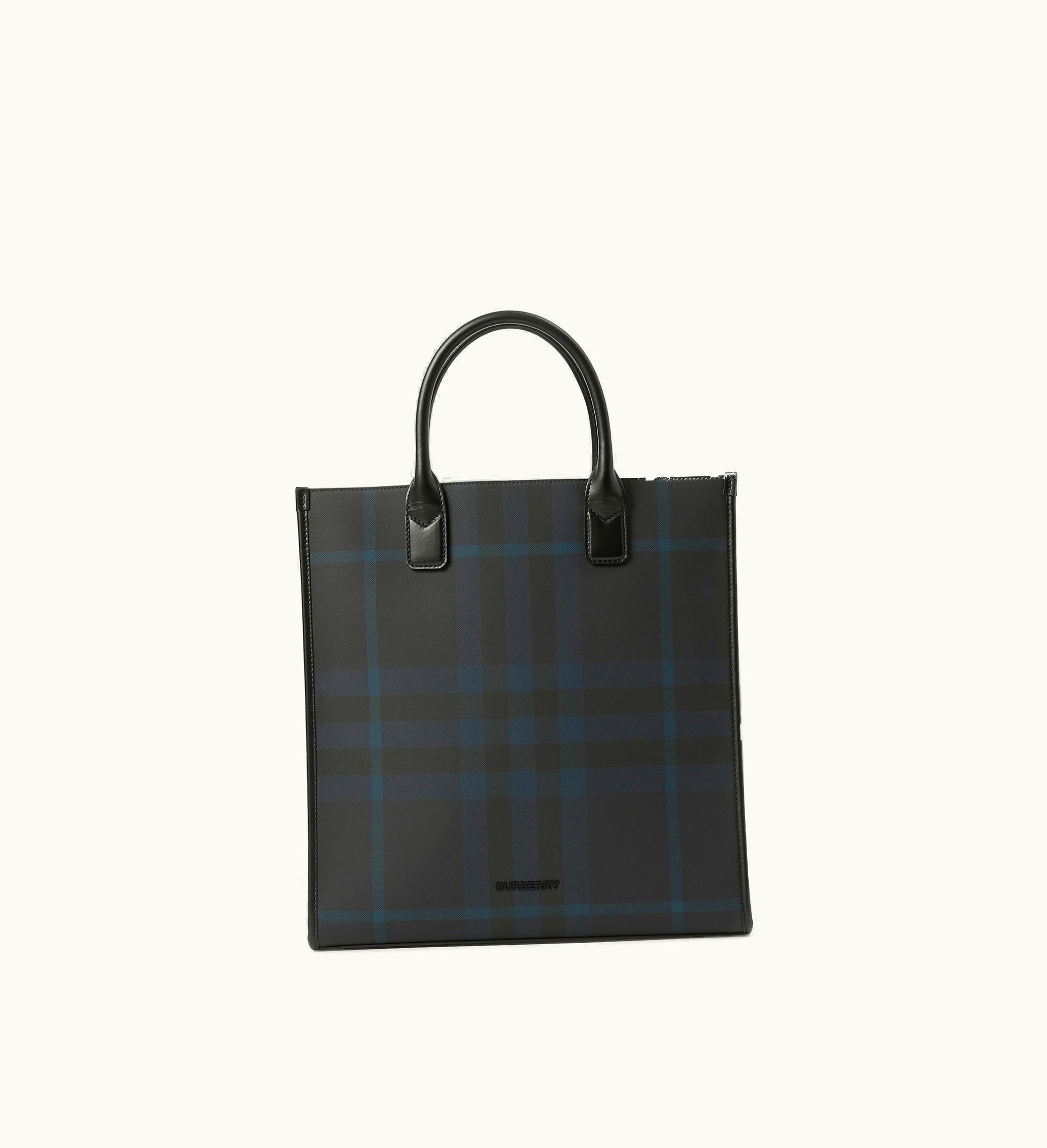Burberry Burberry Slim Vertical Denny Tote In Navy - Men