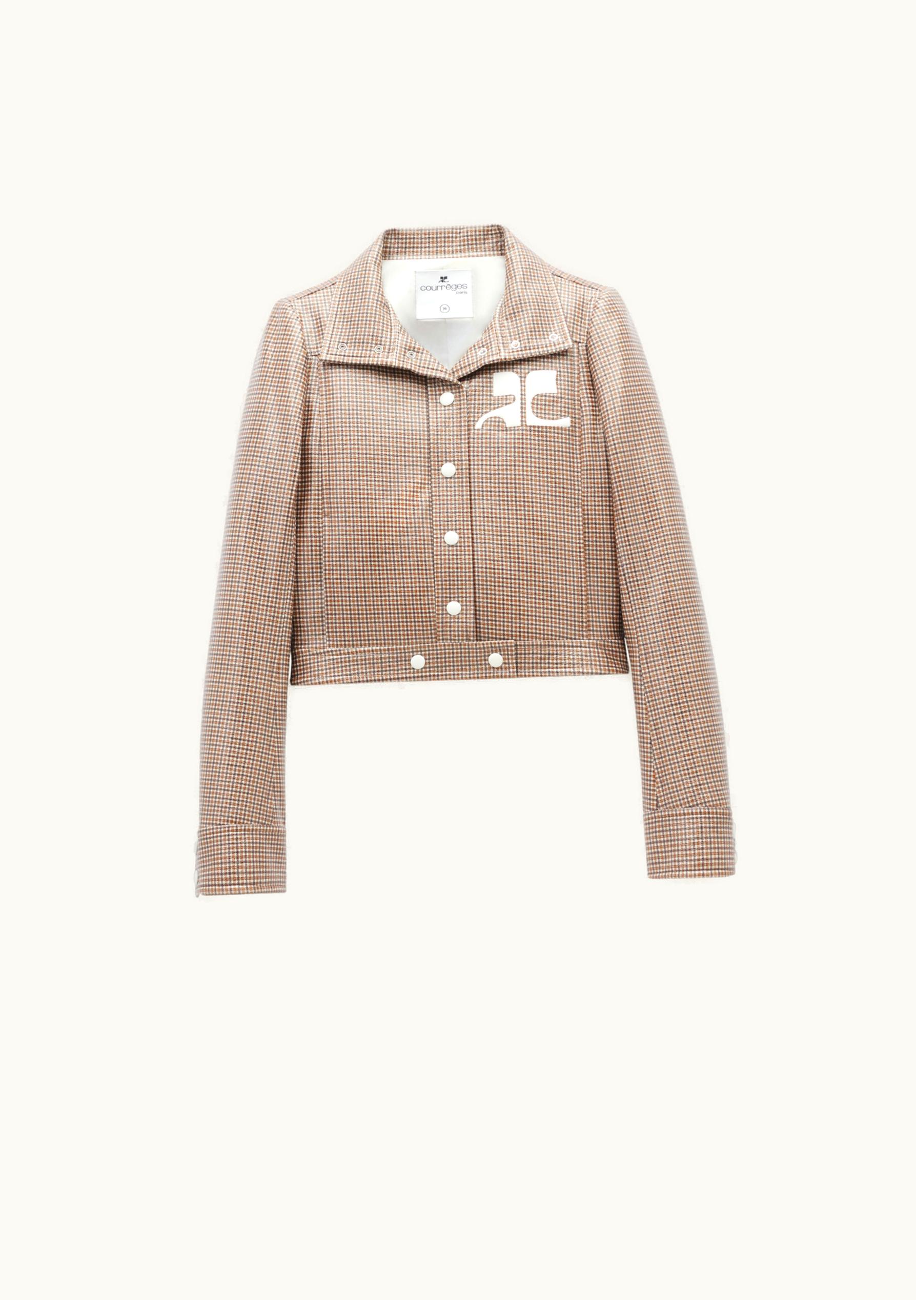 Courrèges Courrèges Checked Vinyl Jacket