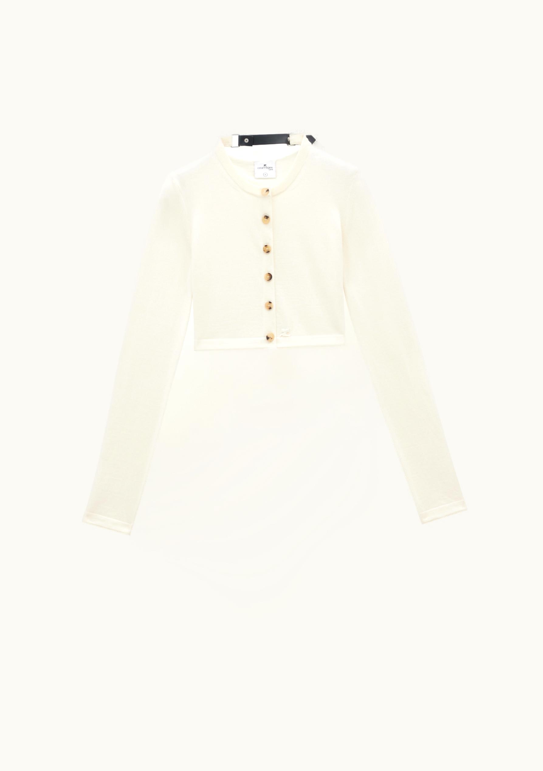 Courrèges Courrèges Light Wool Cardigan 124MGI015FI00510001