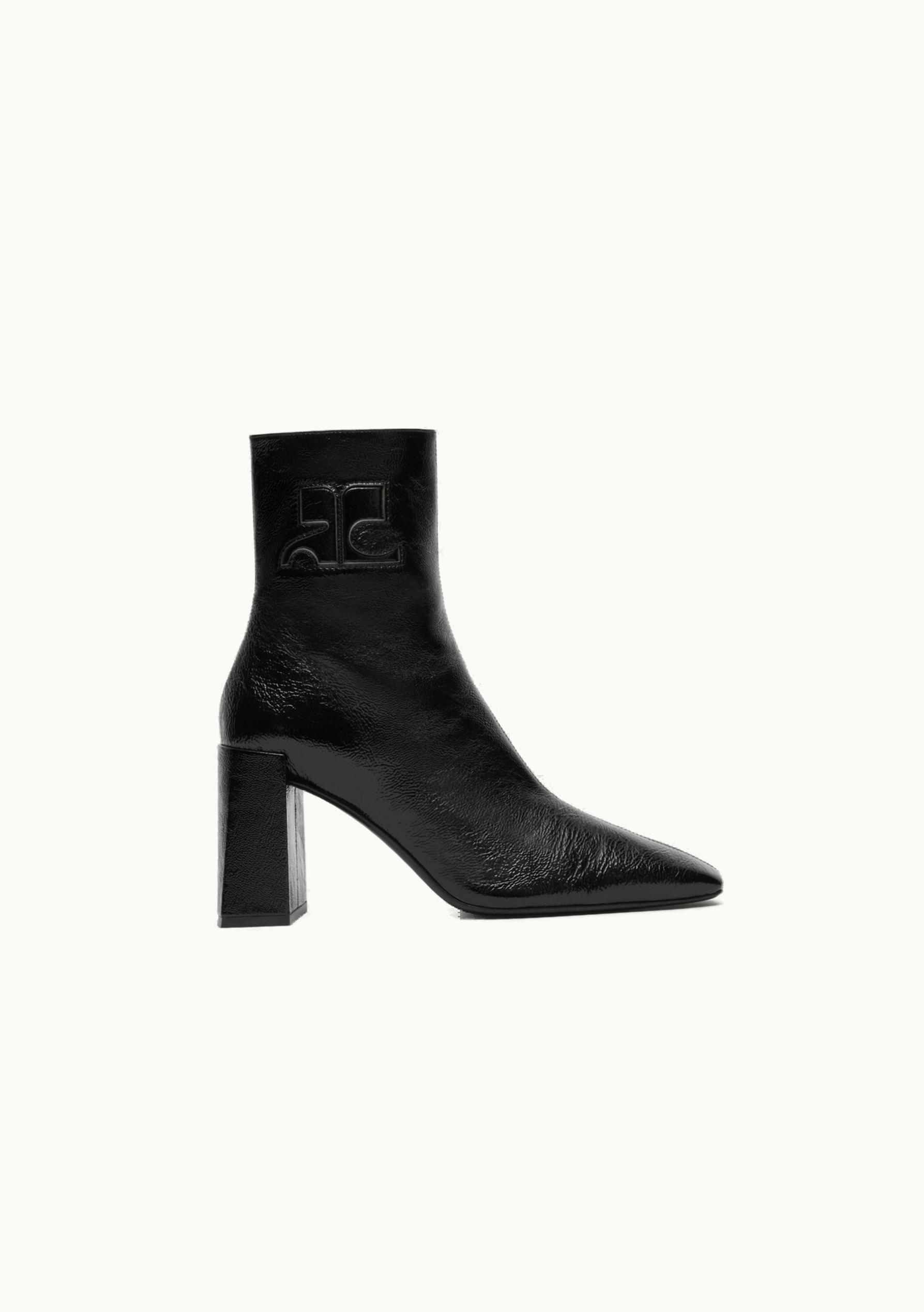 Courrèges Courrèges Heritage Naplack Leather Ankle Boots
