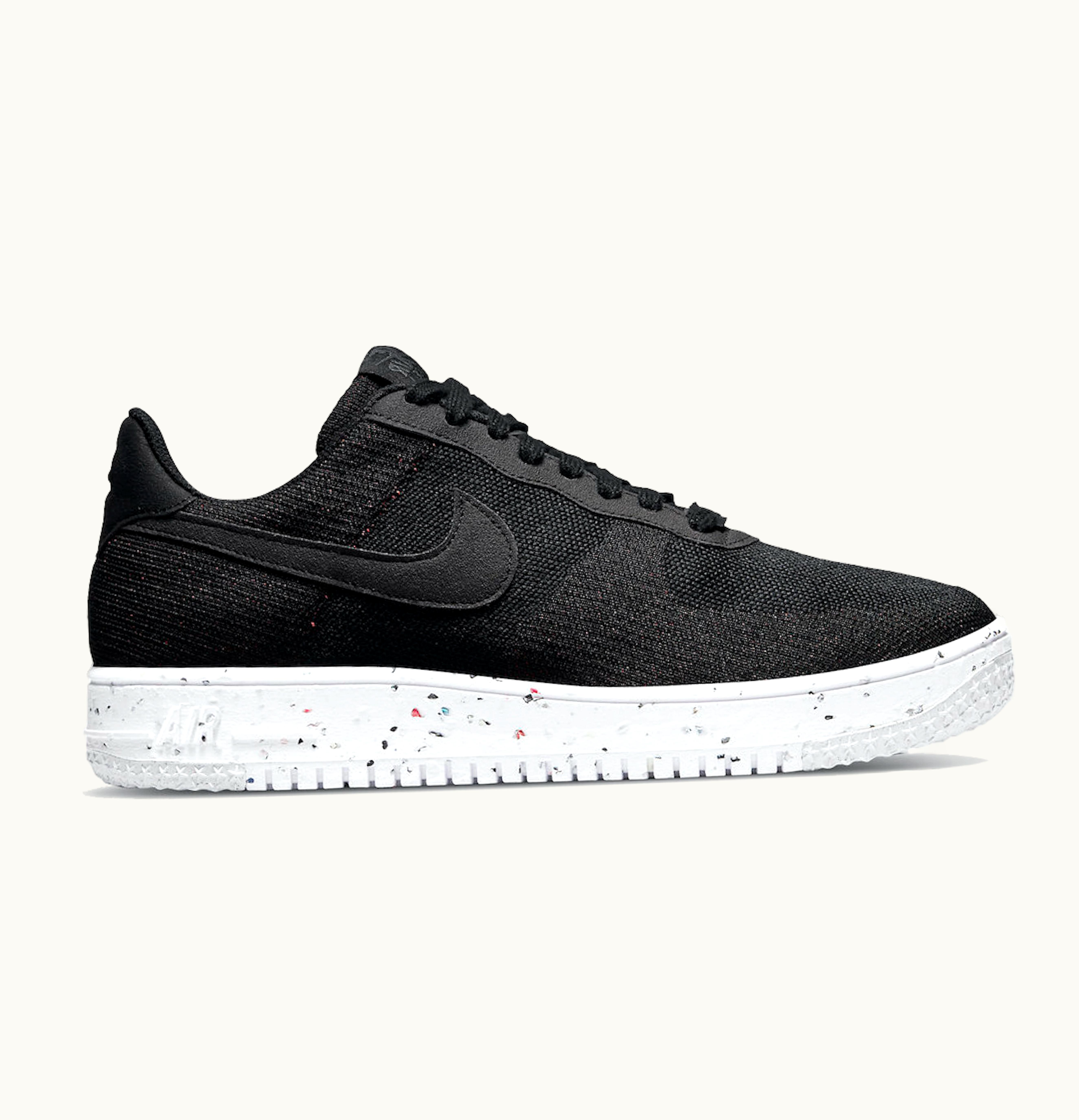 Nike Nike Air Force 1 Low Crater Flyknit Black White