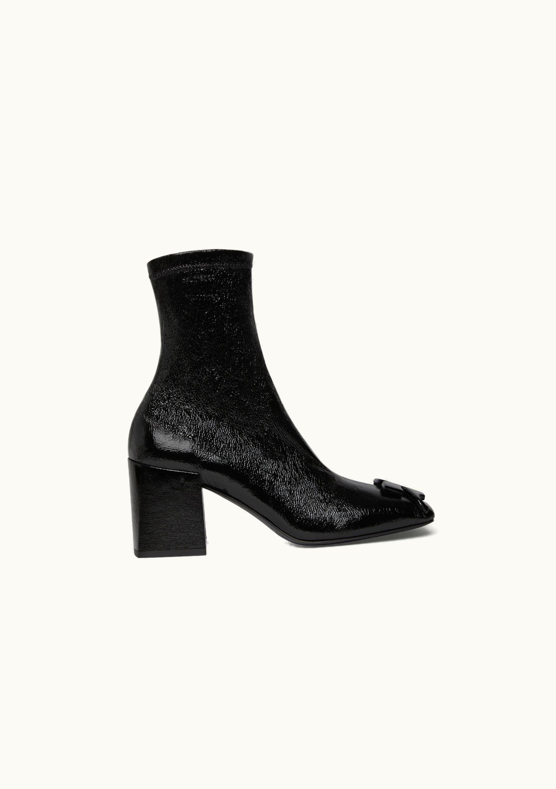 Courrèges Courrèges Heritage Vinyl Ankle Boots - Black