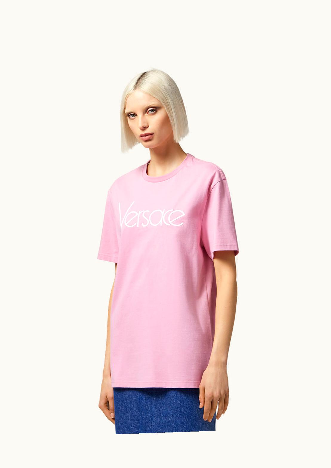 Versace Versace 1978 Re-Edition Logo T-Shirt Pink