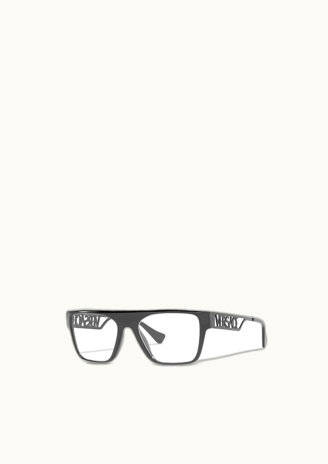 Versace Versace 90s Vintage Logo Glasses Gray