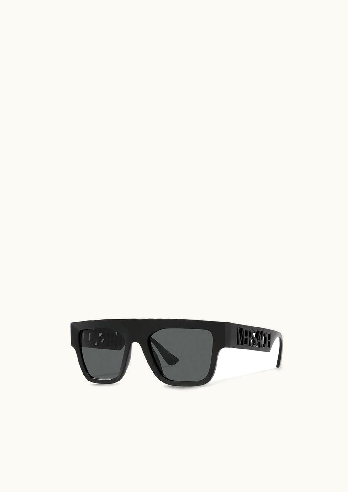 Versace Versace 90s Vintage Logo Sunglasses Black