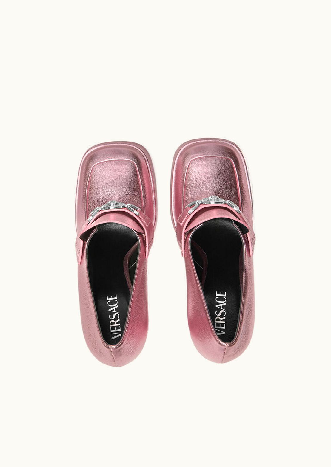 Versace Versace Aevitas Metallic Platform Pumps Pink