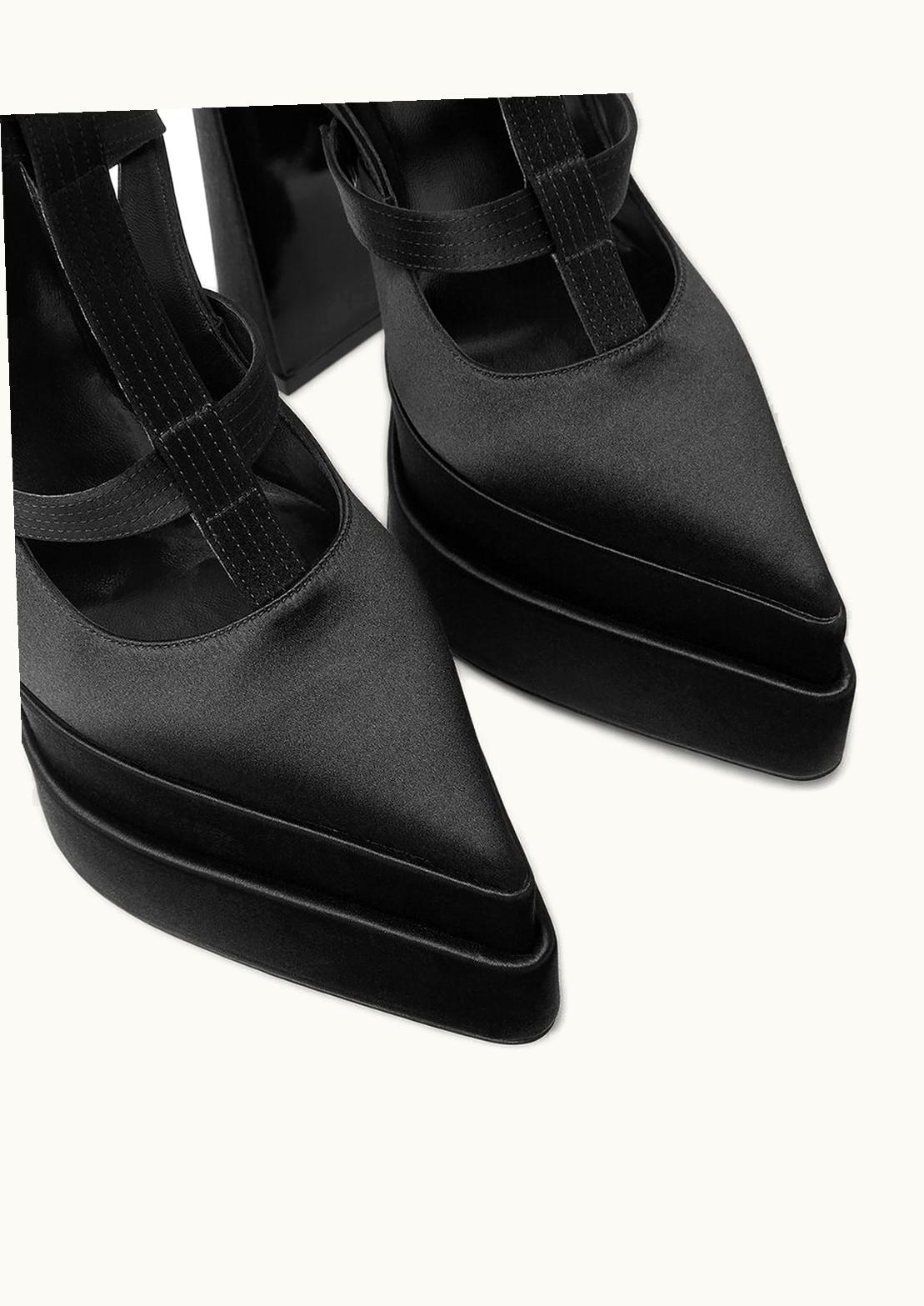 Versace Versace Aevitas Dua Lipa Slingback Platform Pumps Black