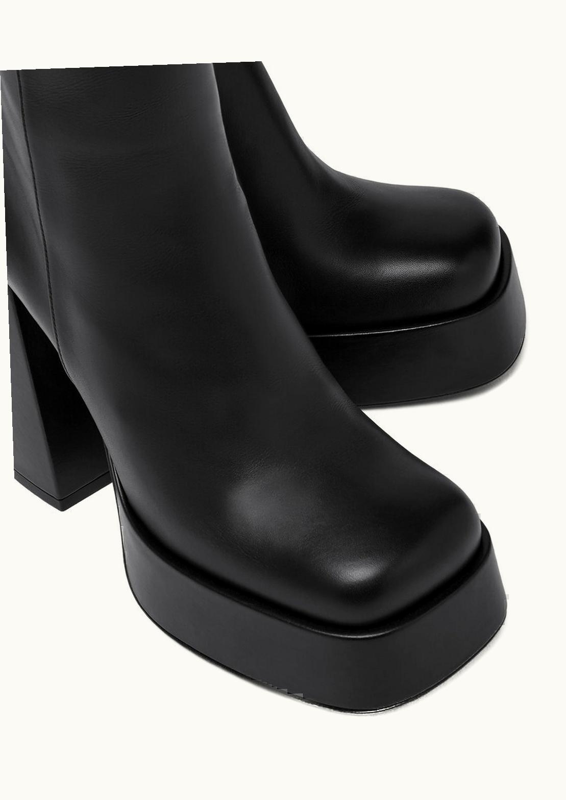 Versace Versace Aevitas High-Block Heel Platform Ankle Boots Black