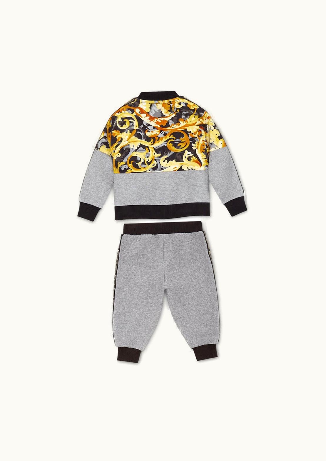 Versace Versace Baroccoflage Kids Sweat Set Gray