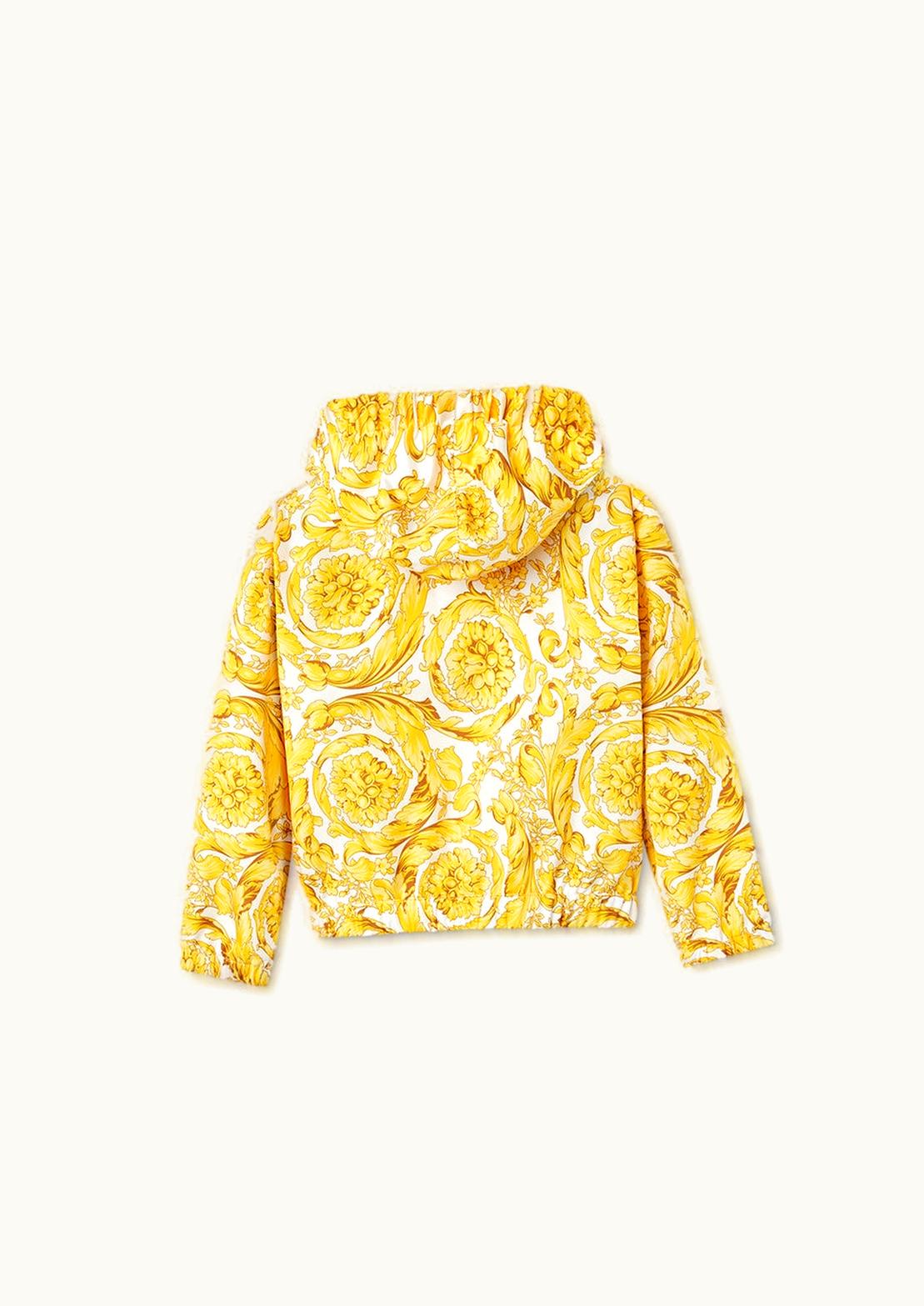 Versace Versace Barocco Baby Windbreaker Jacket Print, White, Gold