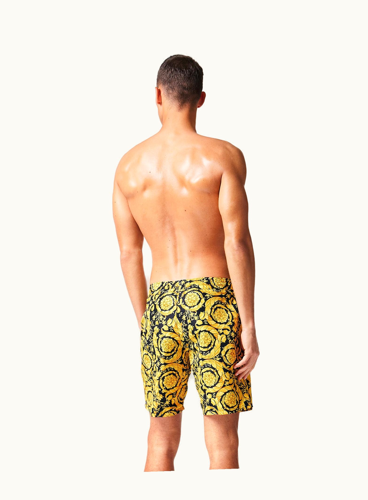 Versace Versace Barocco Tailored Boardshorts Blue