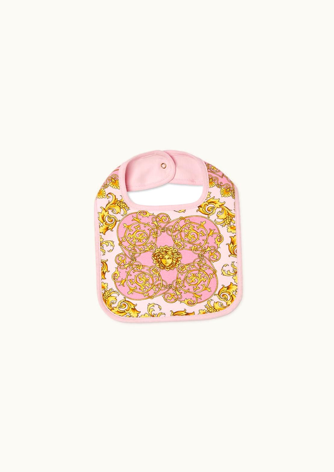 Versace Versace Barocco Frenzy Baby Bib Pink