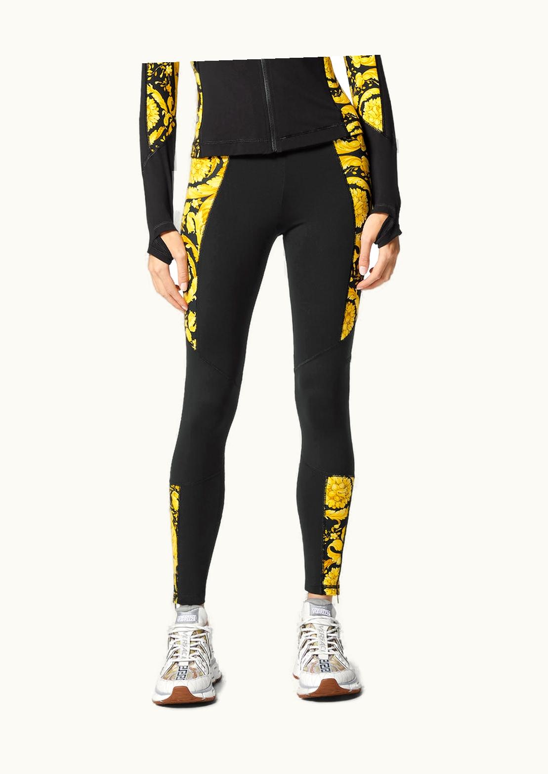 Versace Versace Barocco Gym Leggings Black
