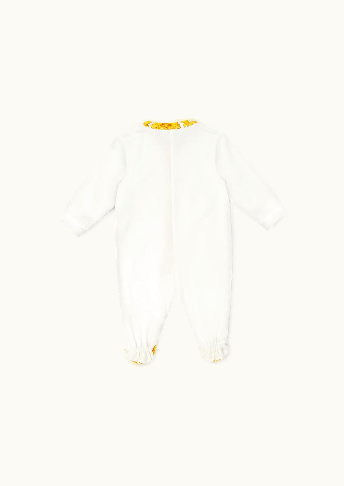 Versace Versace Barocco Kids Babygrow White, Print