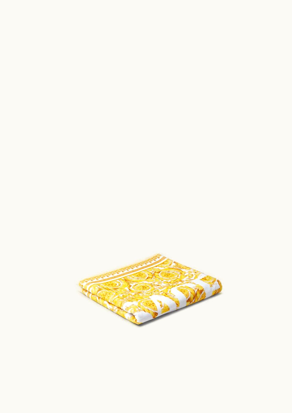 Versace Versace Barocco Kids Beach Towel Print, White, Gold