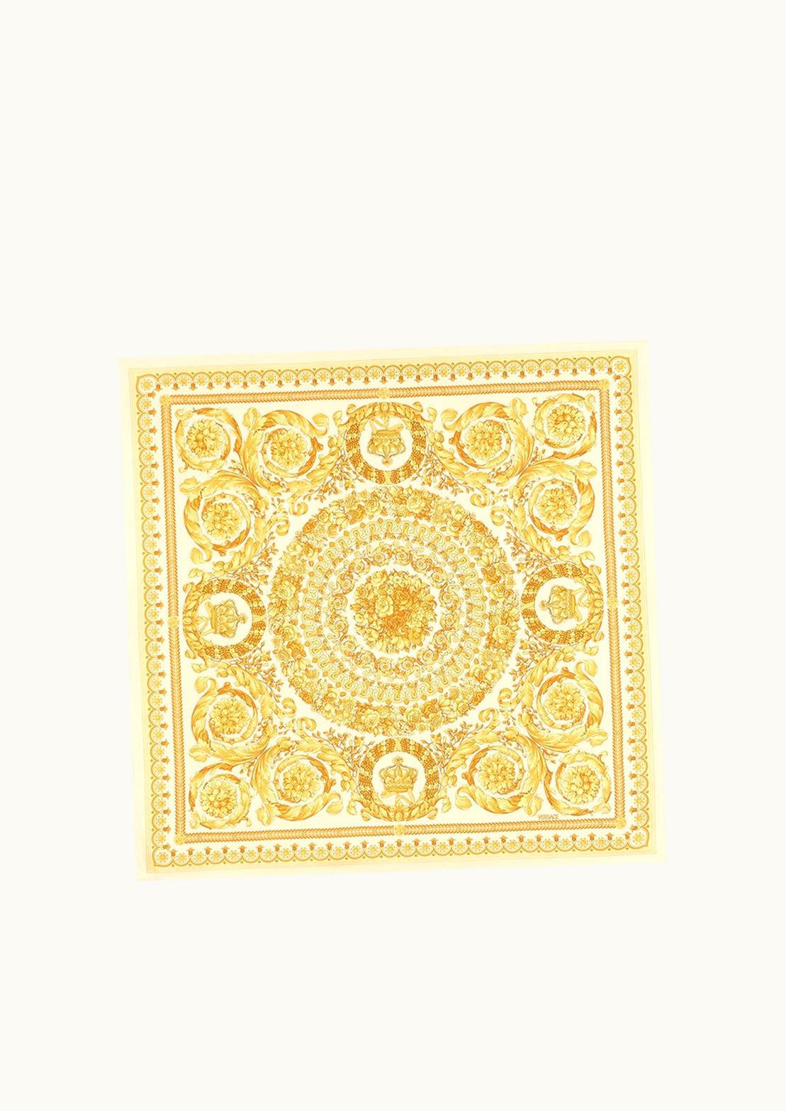 Versace Versace Barocco Large Silk Foulard 90 CM Yellow, Print