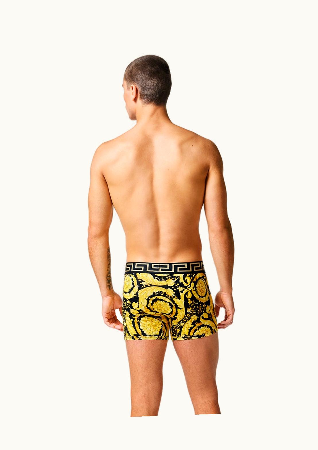 Versace Versace Barocco Long Trunks Black
