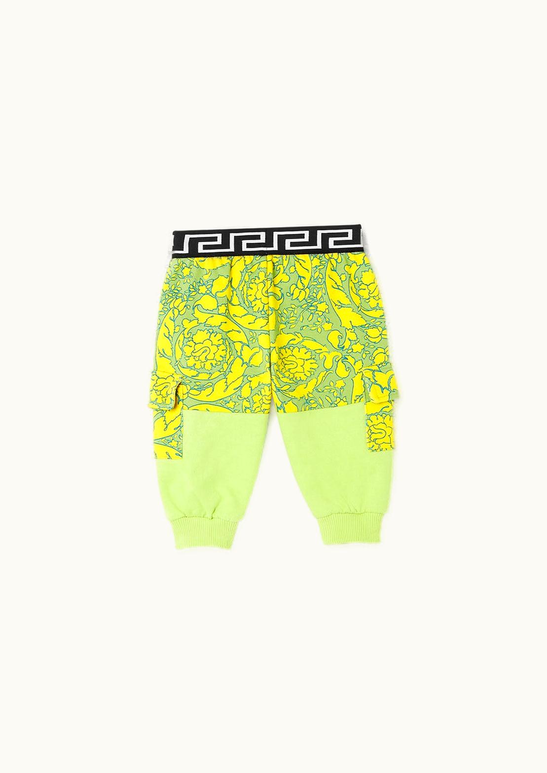 Versace Versace Barocco Silhouette Baby Sweatpants Print