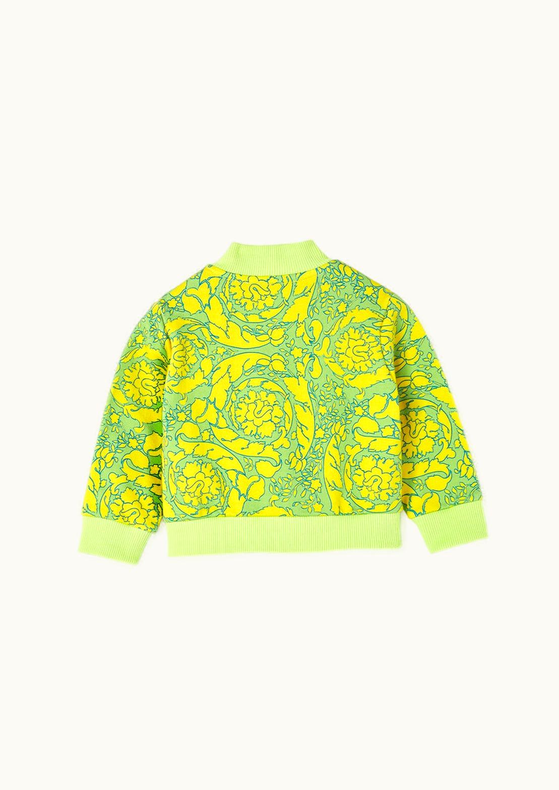 Versace Versace Barocco Silhouette Baby Sweatshirt Print