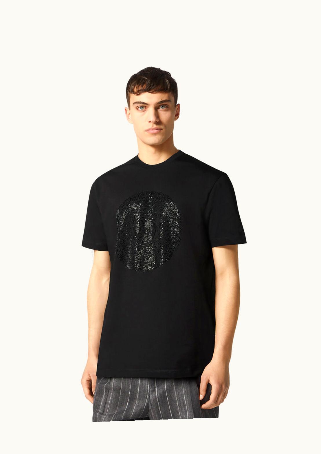 Versace Versace Barocco Silhouette T-shirt Black
