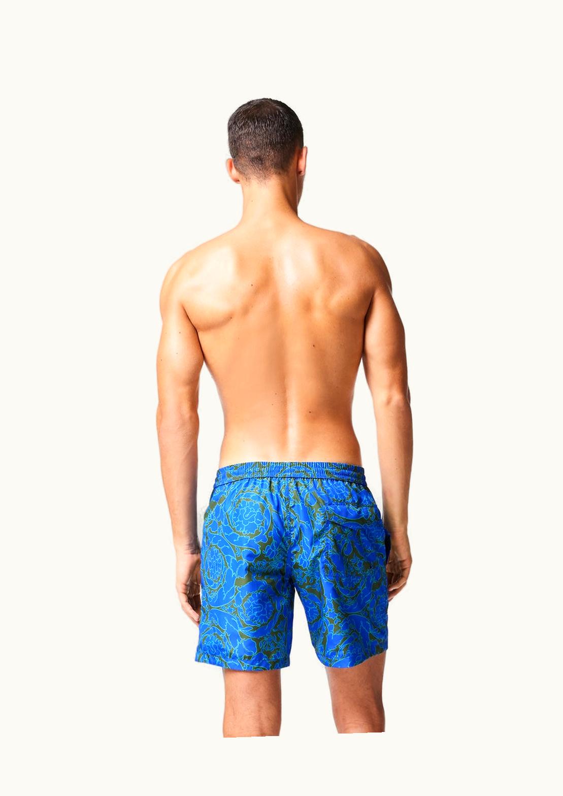 Versace Versace Barocco Silhuette Reversible Boardshorts Multicolor