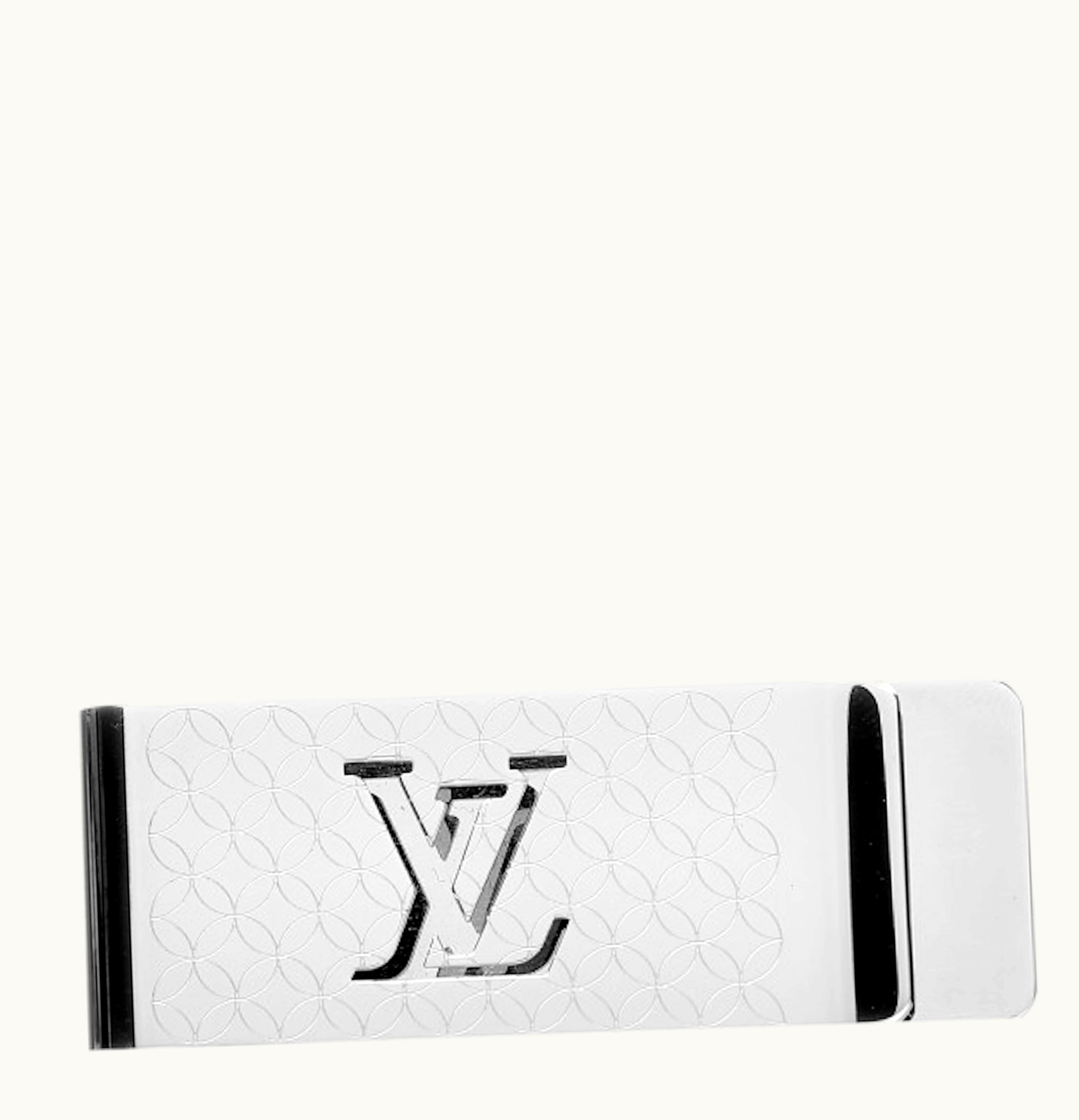 Louis Vuitton Louis Vuitton Money Clip Champs Elysees Engraved Silver