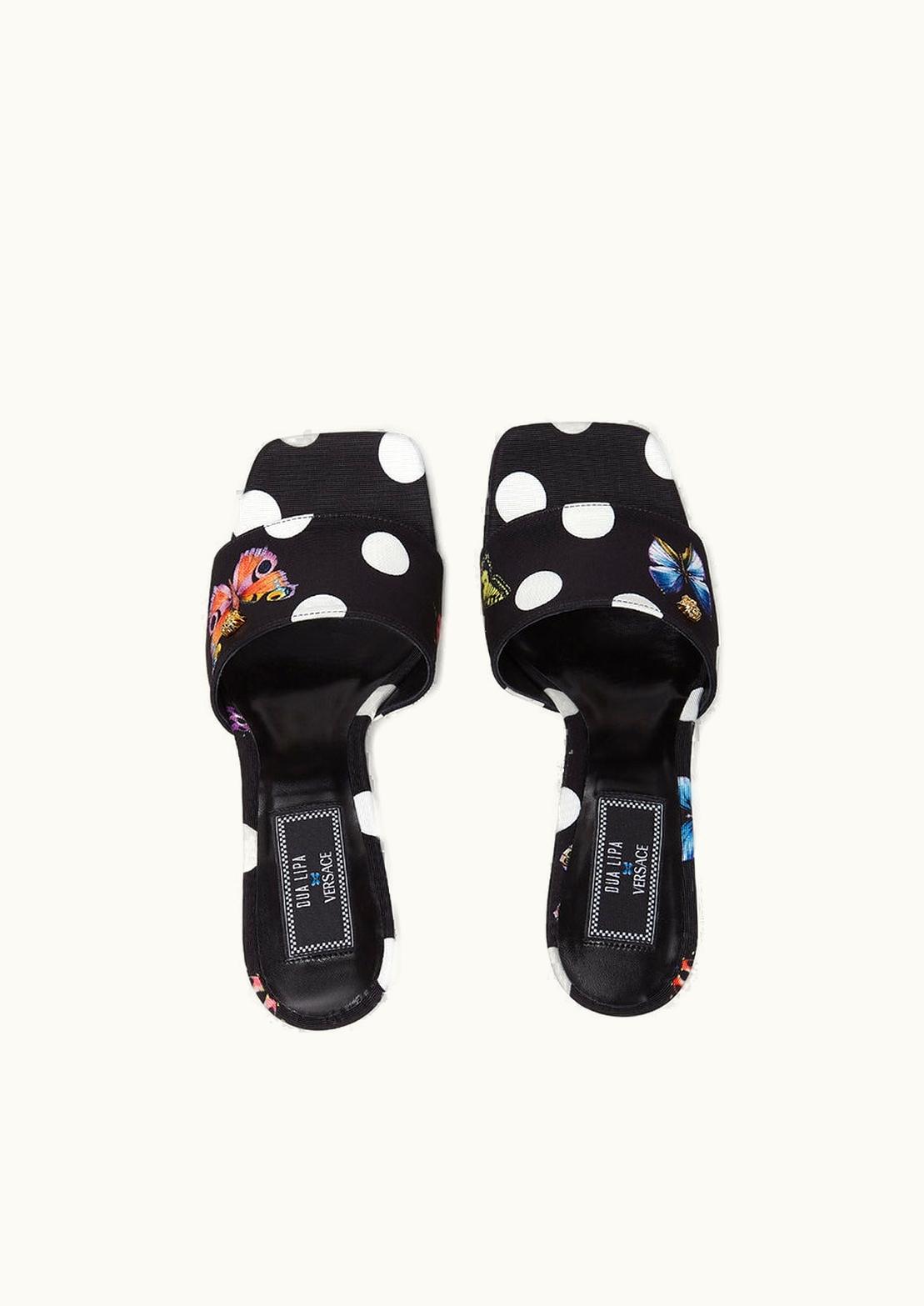 Versace Versace Butterflies Canvas Mules Print