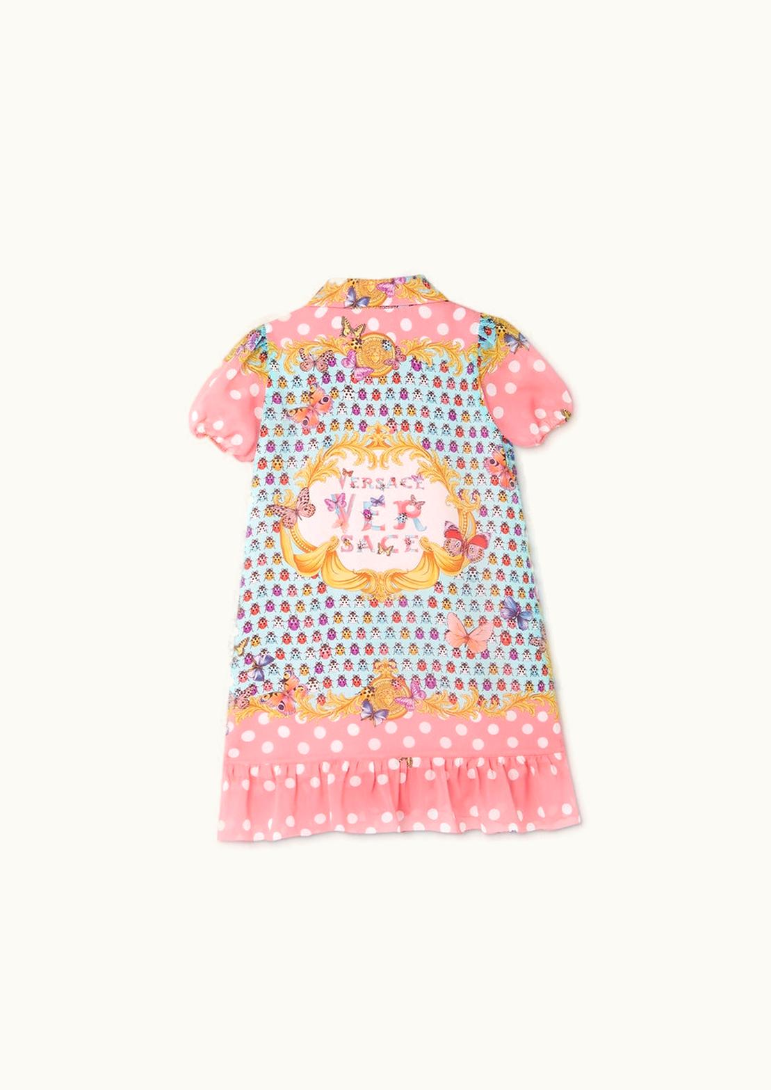 Versace Versace Butterflies Kids Silk Dress Print