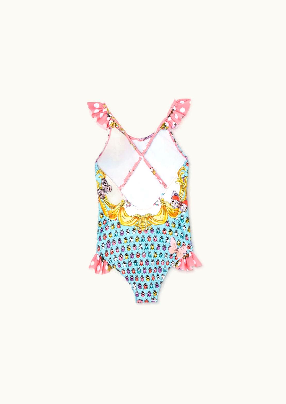 Versace Versace Butterflies Kids Swimsuit Pink, Print