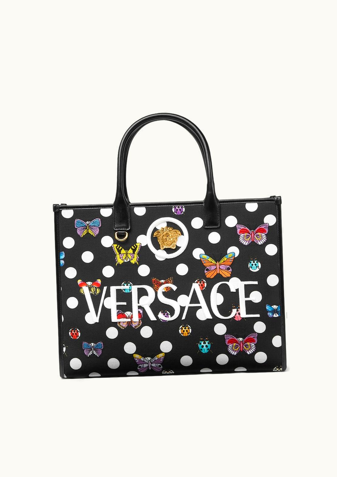 Versace Versace Butterflies Large Tote Bag Print