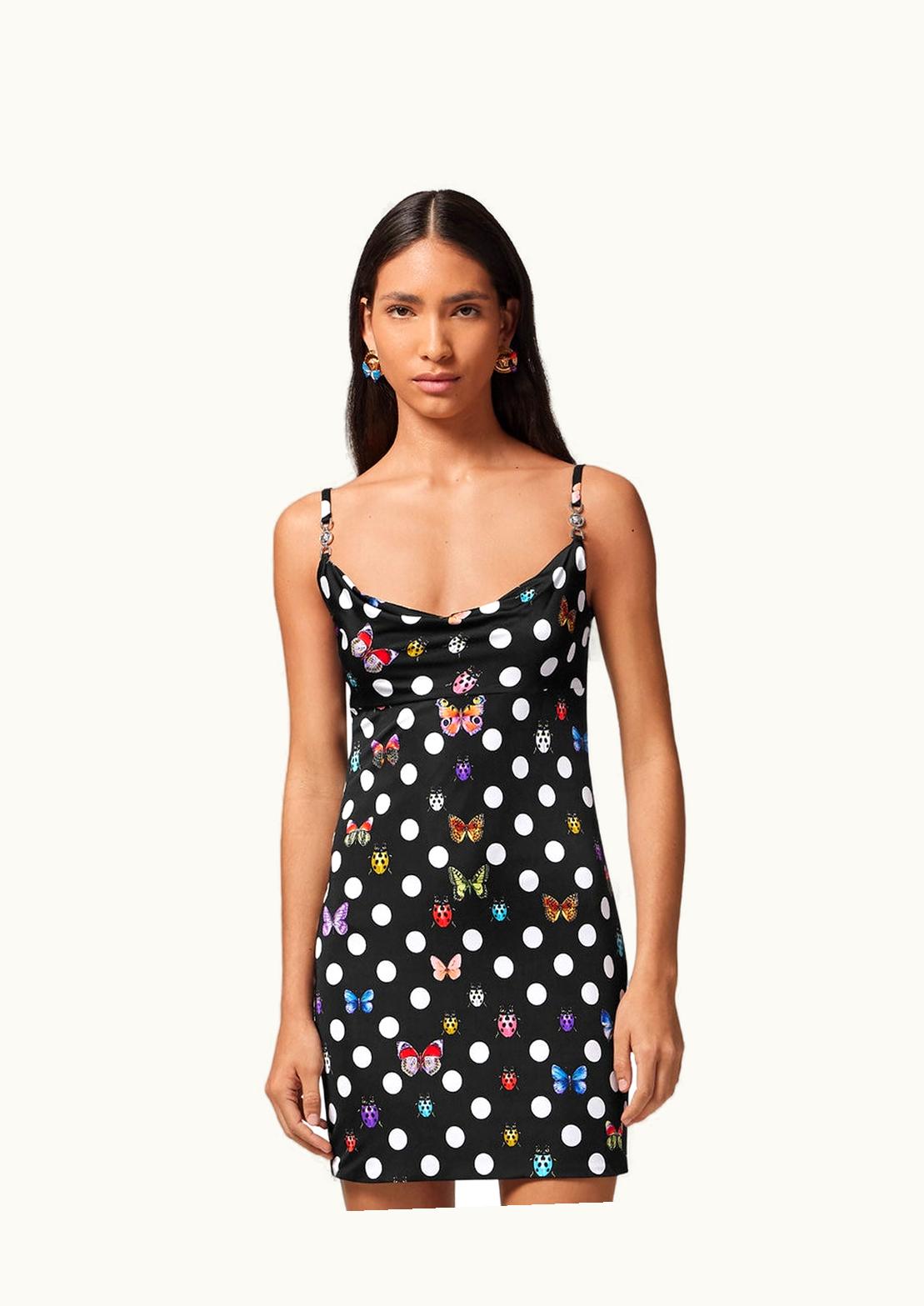 Versace Versace Medusa '95 Butterflies & Ladybugs Mini Dress Print