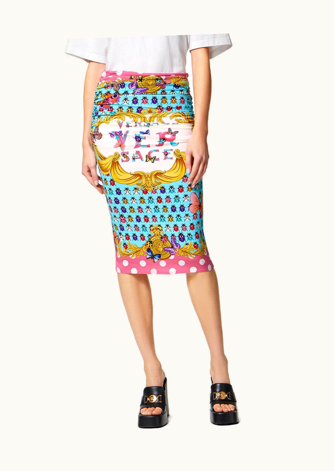 Versace Versace Butterflies Midi Skirt Print