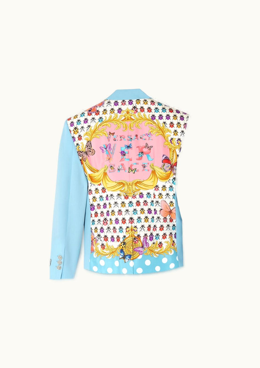 Versace Versace Butterflies Single-Breasted Blazer Blue
