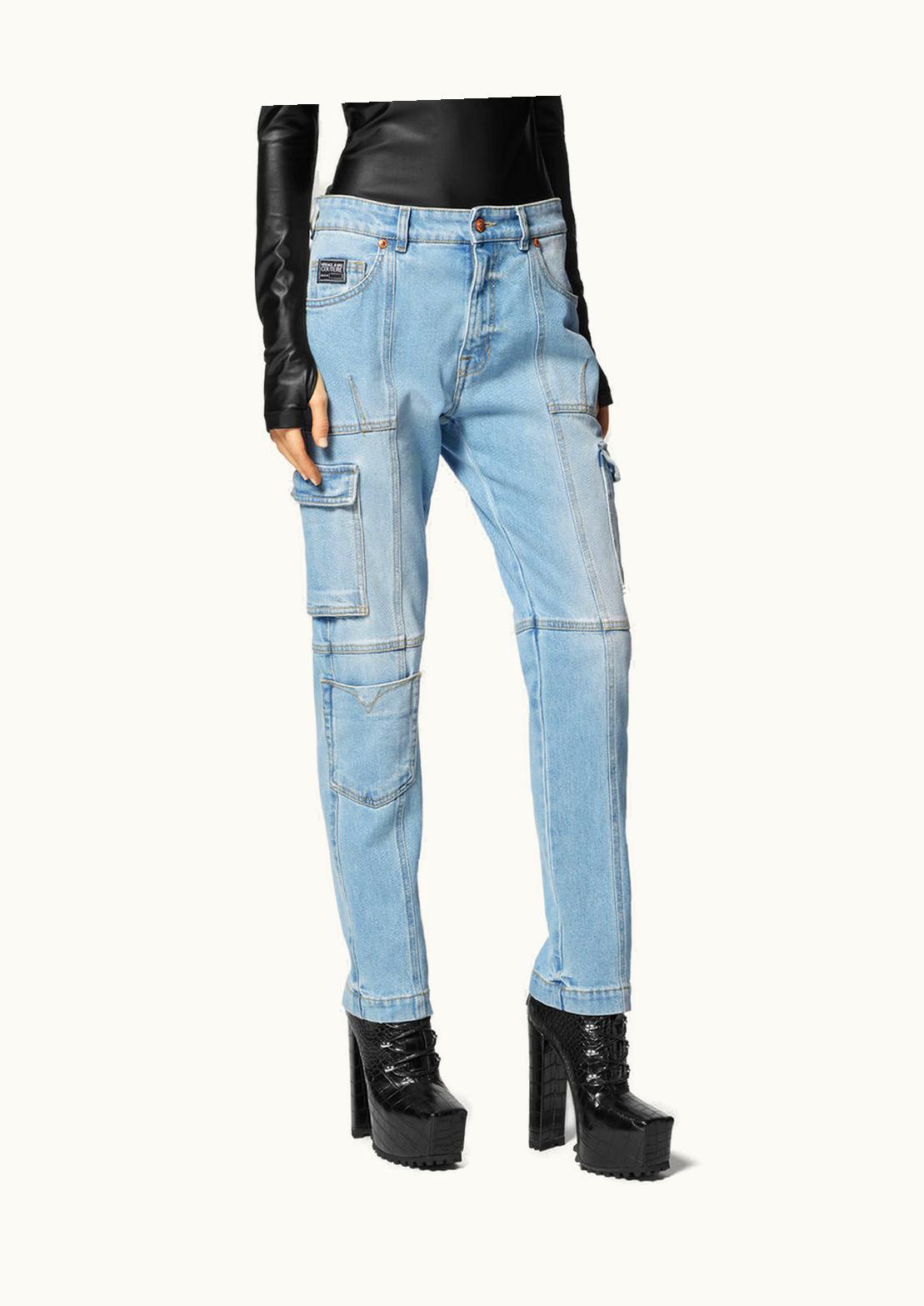 Versace Versace Boyfriend Slim-Fit Jeans Blue