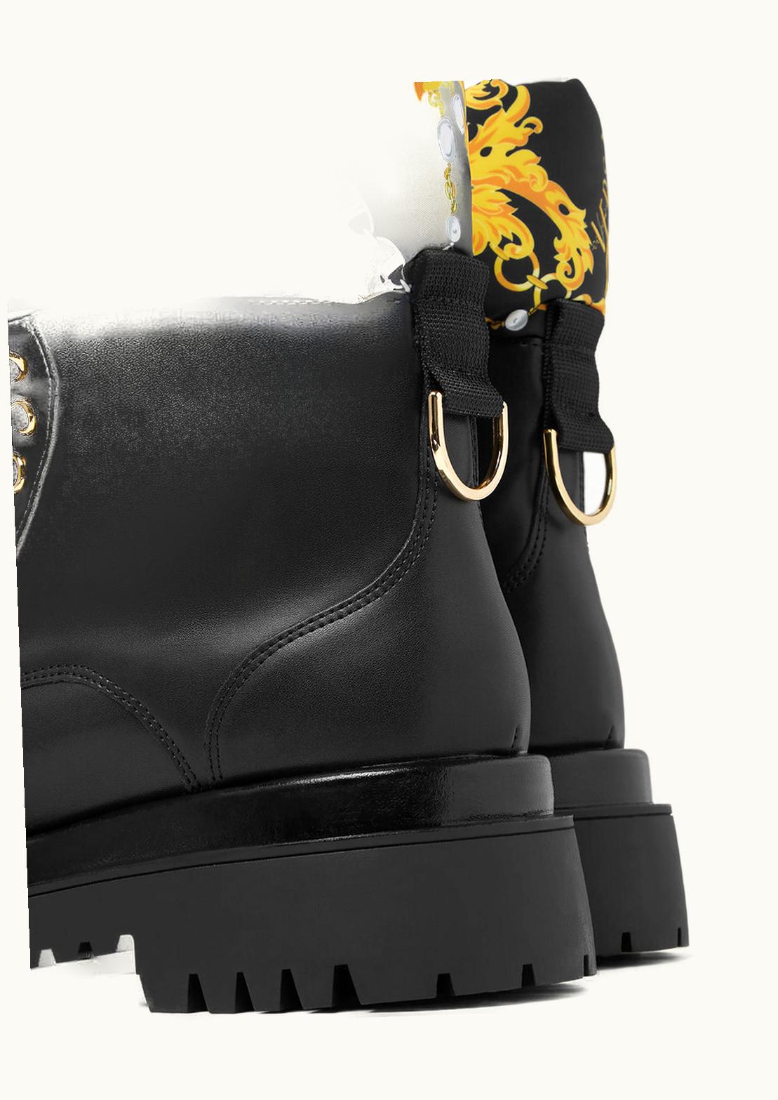 Versace Versace Chain Couture Drew Boots Black, Gold