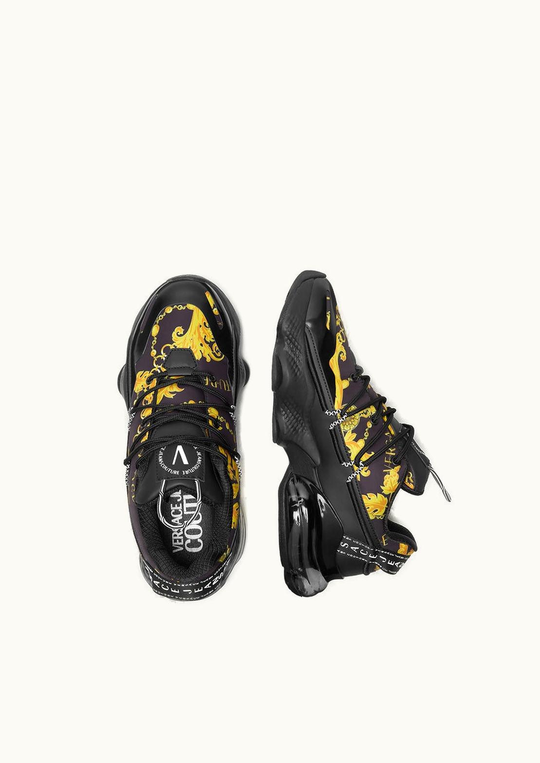 Versace Chain Couture Nomo Trainers Black, Gold