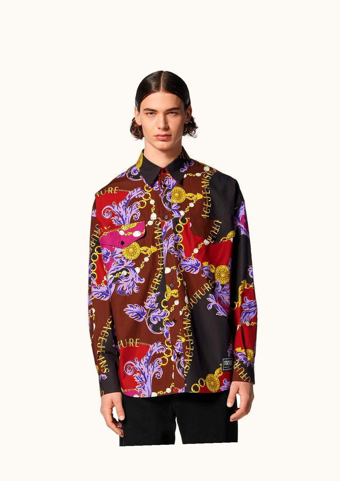 Versace Chain Couture Shirt Print