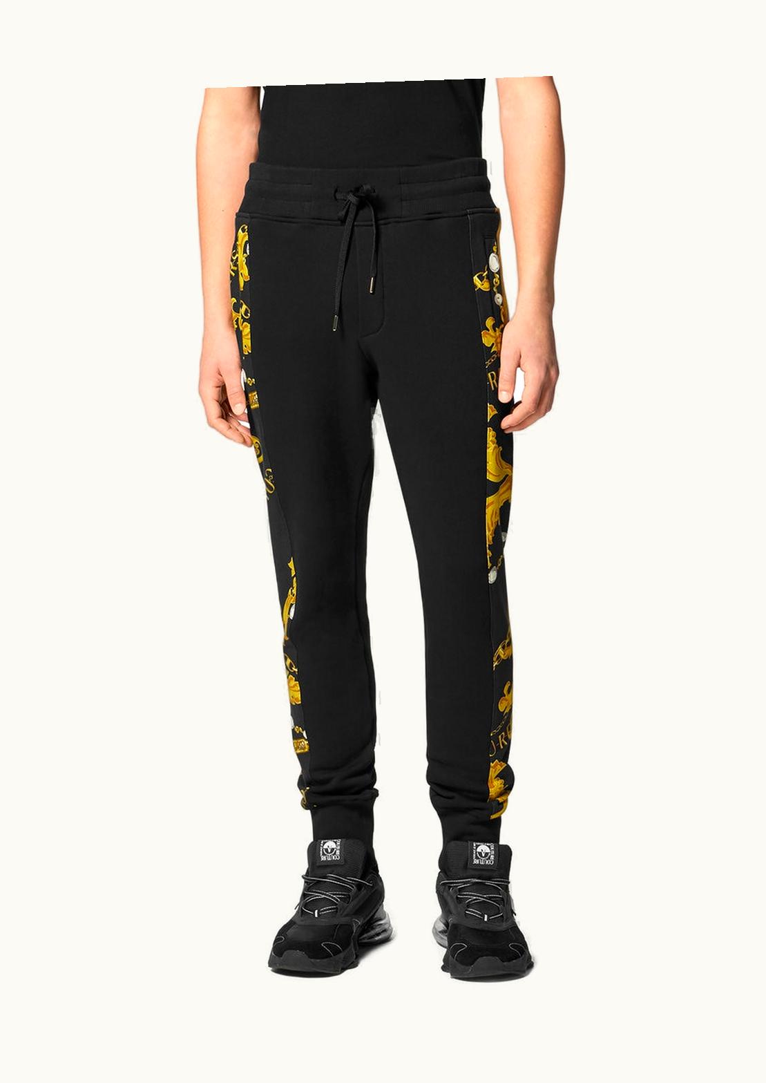 Versace Chain Couture Sweatpants Black, Gold