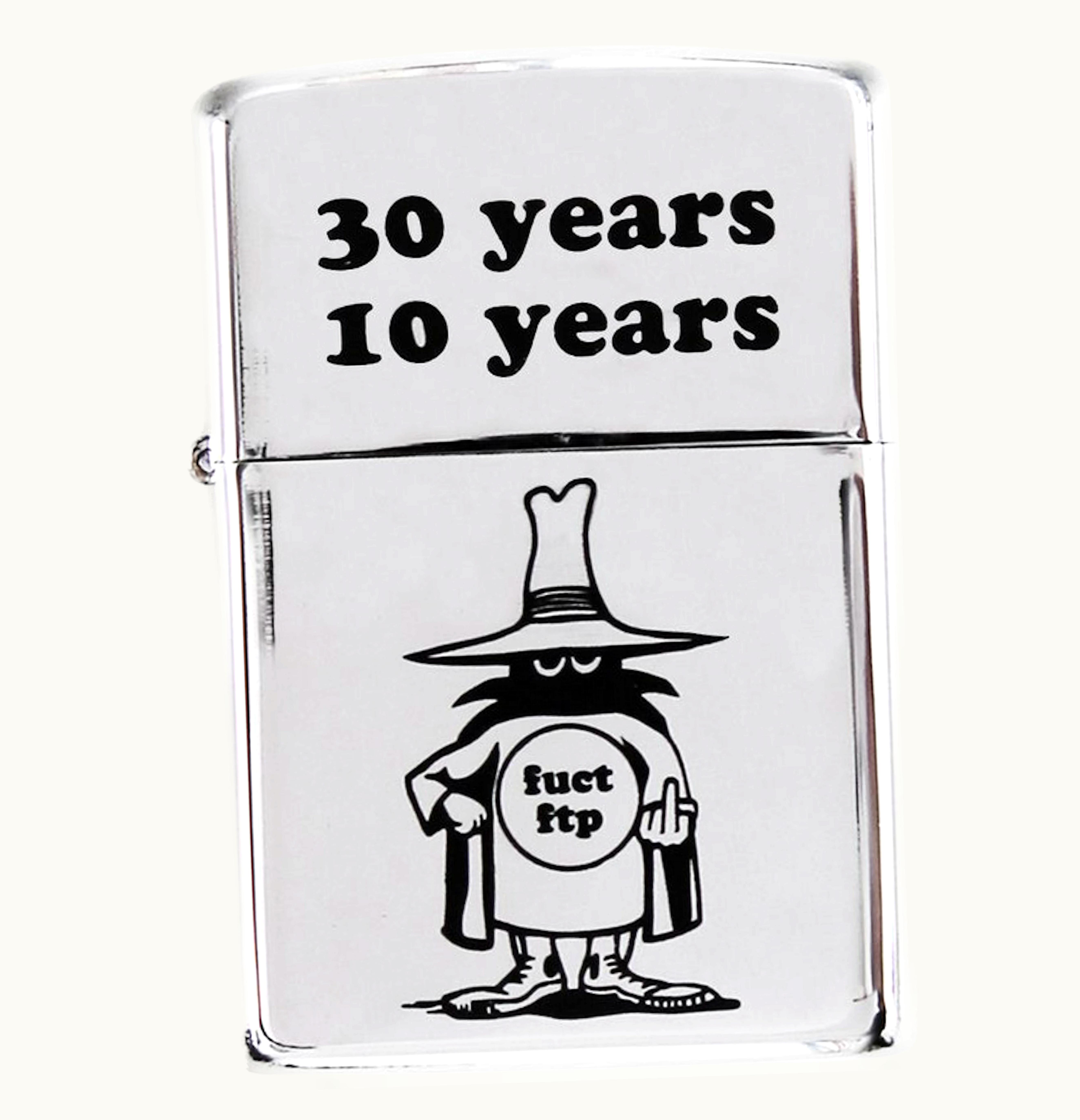 FTP FTP x FUCT Anniversary Lighter Silver