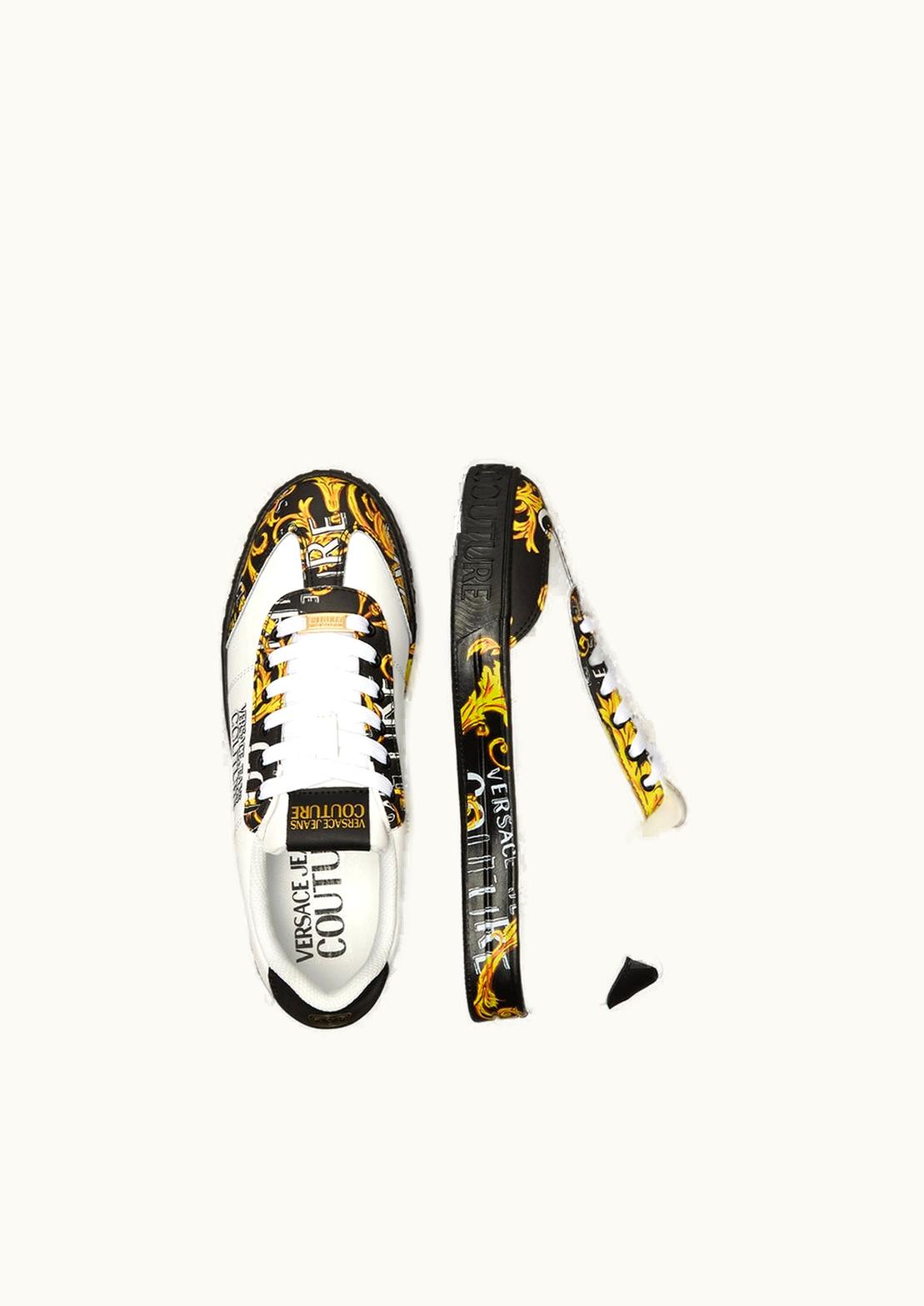 Versace Court 88 Logo Couture Trainers Print
