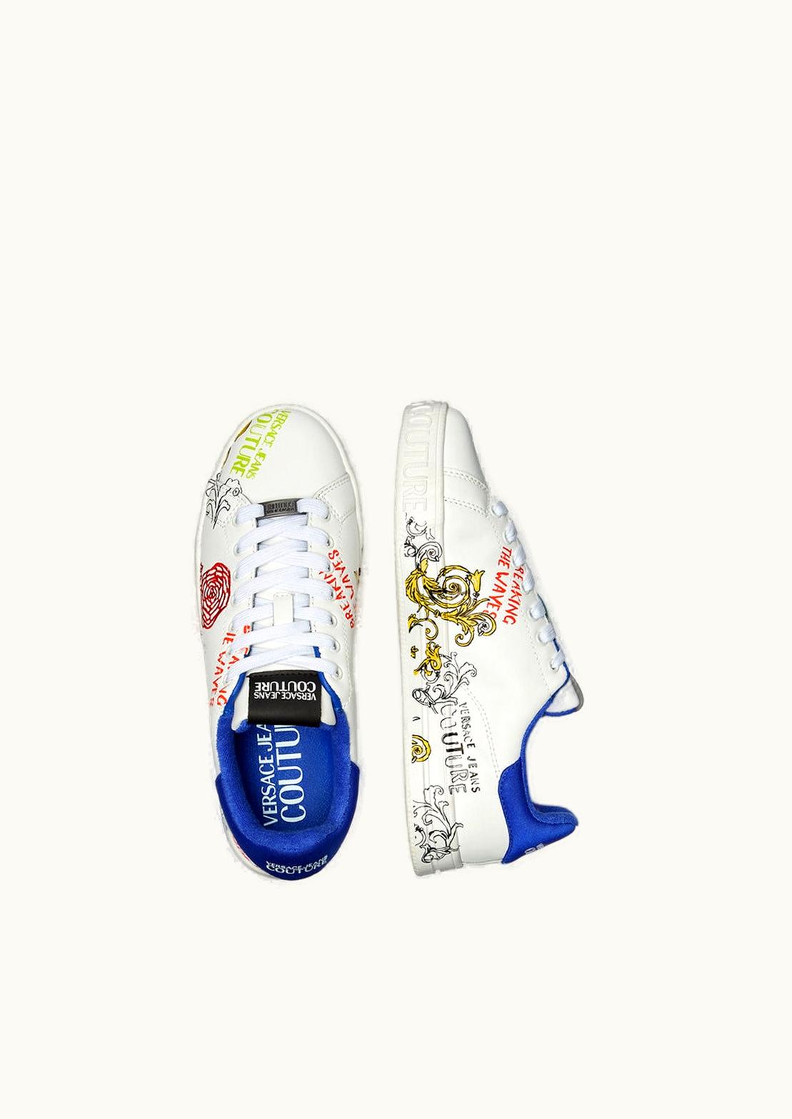 Versace Court 88 Roses Trainers Print
