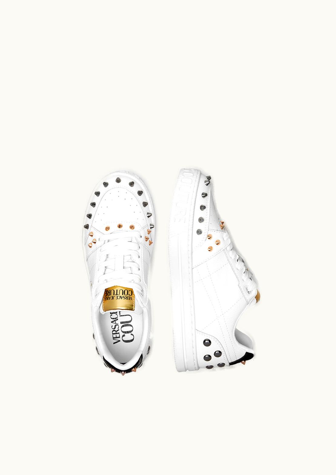 Versace Court 88 Spiked Trainers Print