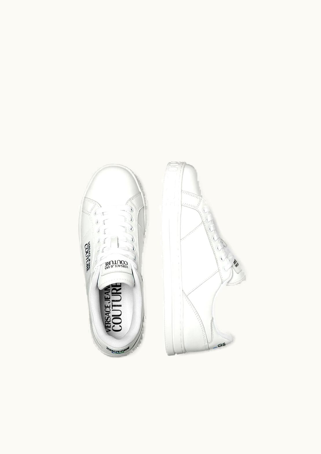 Versace Court 88 Low-Top Trainers White, Print
