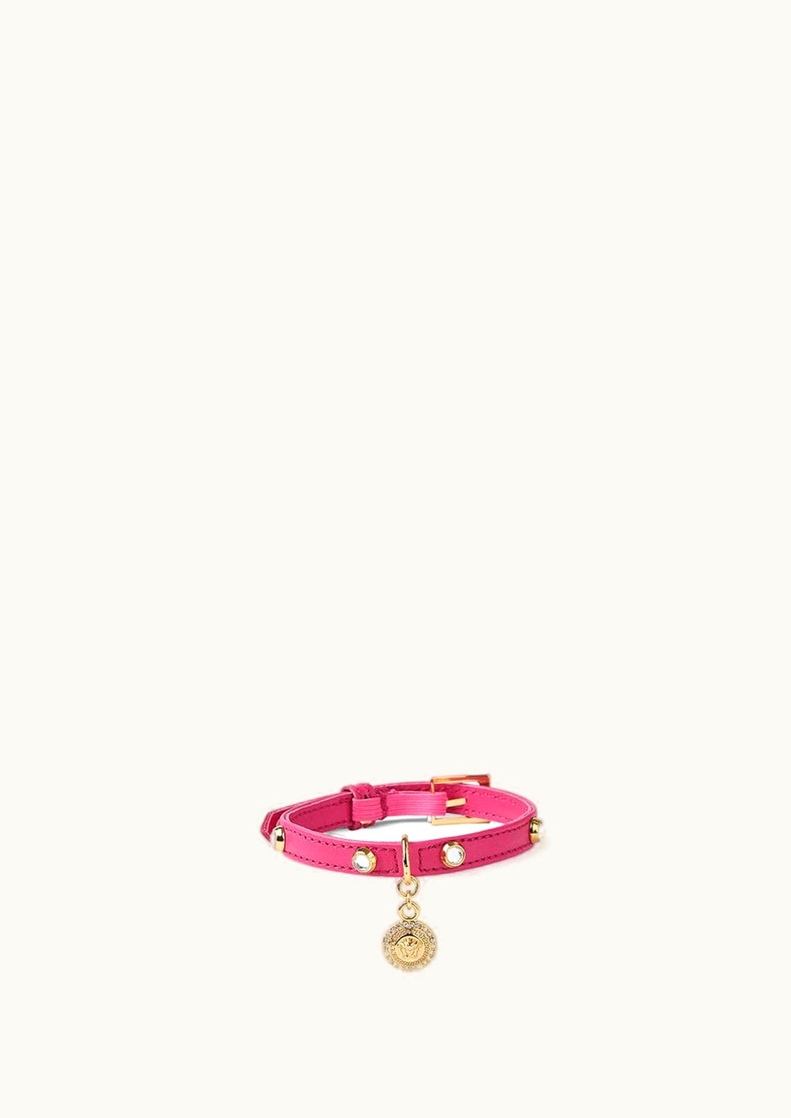 Versace Crystal Icon Pet Collar Pink