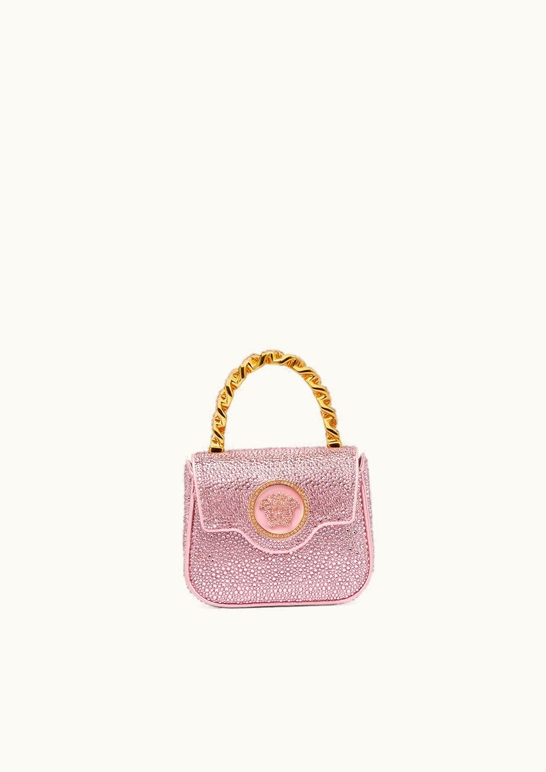 Versace Crystal La Medusa Mini Bag Pink