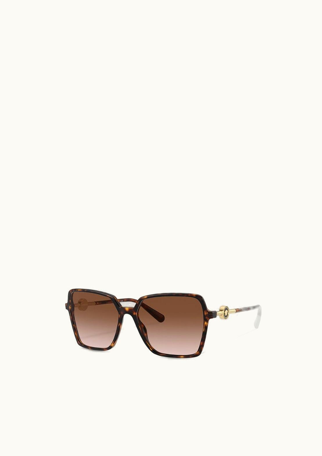 Versace Versace Enamel Medusa Sunglasses Additional Fit Havana