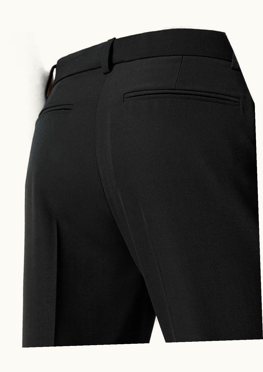 Versace Versace Flared Formal Trousers Black