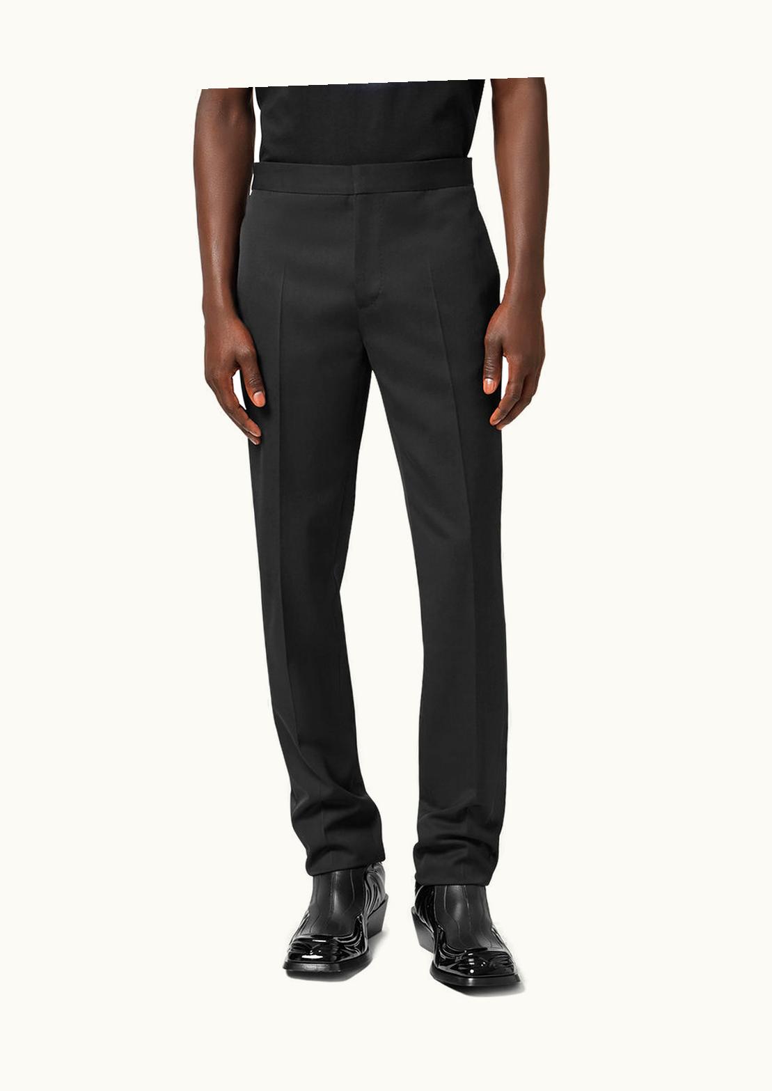 Versace Versace Formal Satin-Band Trousers Black